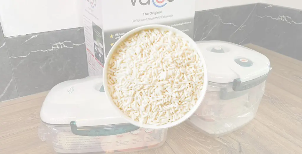 Vacuüm verpakt rijst