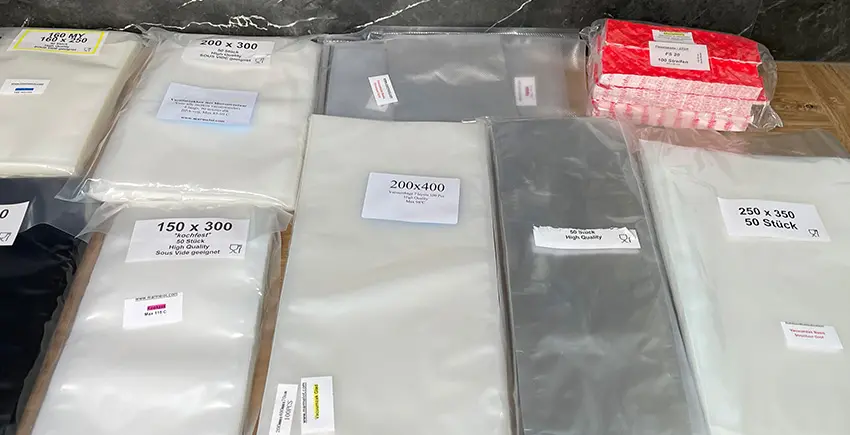 Vacuumzakken grootte