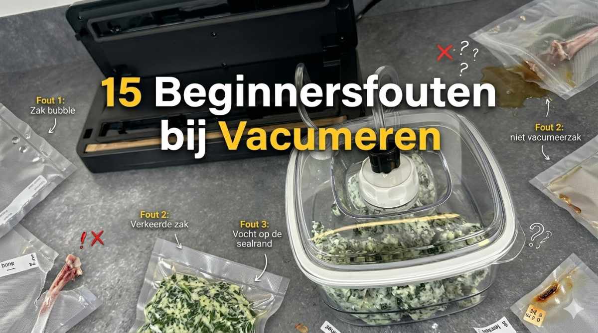 beginnersfouten vacumeren